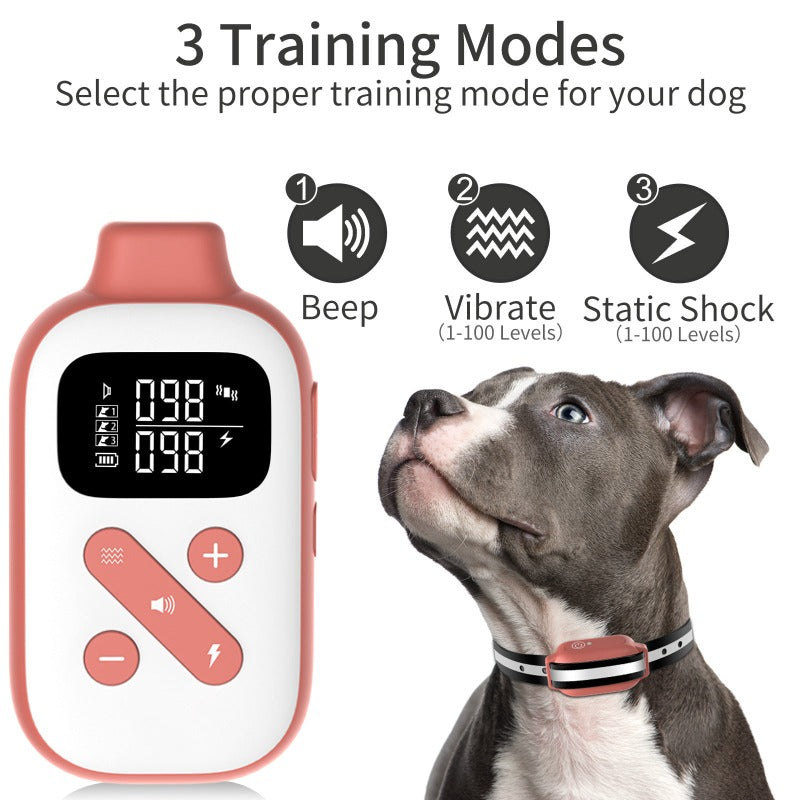 Dog Training Collar Rechargeable Remote Control Electric Pet Dog Collar