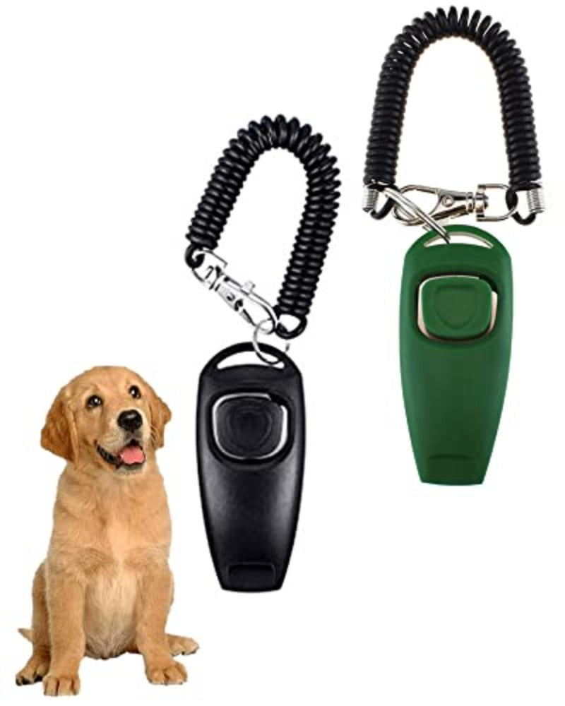 2in1 Dog Whistle Dog Clicker Set