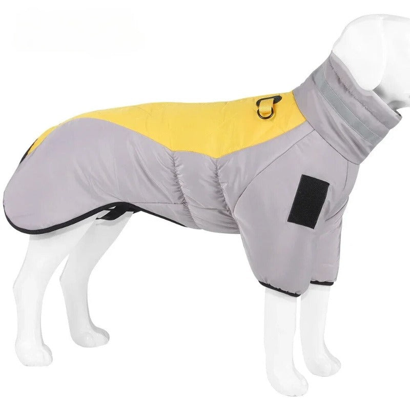 Dog Winter Coat Dog Outerwear Cotton-Padded Jacket Warm Turtleneck Dog Jacket
