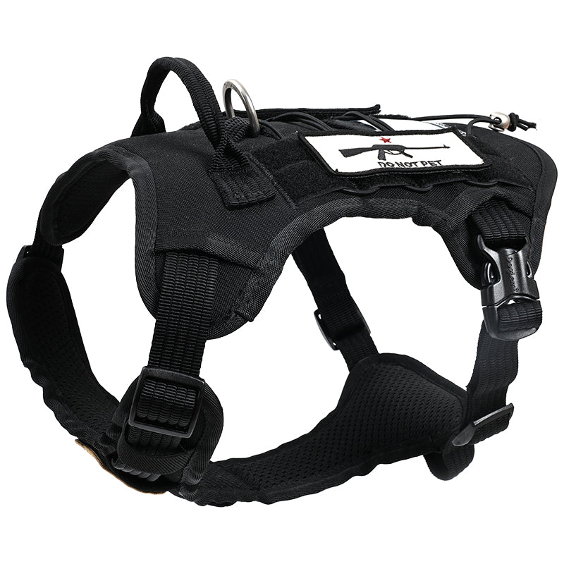Dog Harness Adjustable Pet Harness Anti-Escape Outdoor Dog Walking Pet Dog Tactical Harness