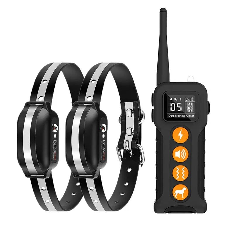 Electric Dog Training Collar With Remote Control With 9 Different Sounds Rechargeable Waterproof Anti Barking Collar