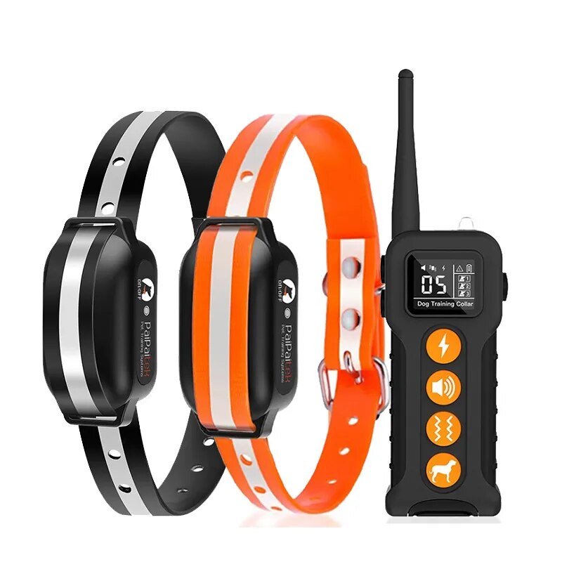 Electric Dog Training Collar With Remote Control With 9 Different Sounds Rechargeable Waterproof Anti Barking Collar