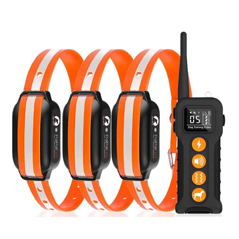 Electric Dog Training Collar With Remote Control With 9 Different Sounds Rechargeable Waterproof Anti Barking Collar