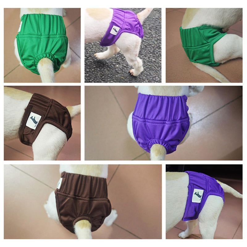 Female Dog Diapers Highly Absorbent Adjustable Reusable Doggie Diapers