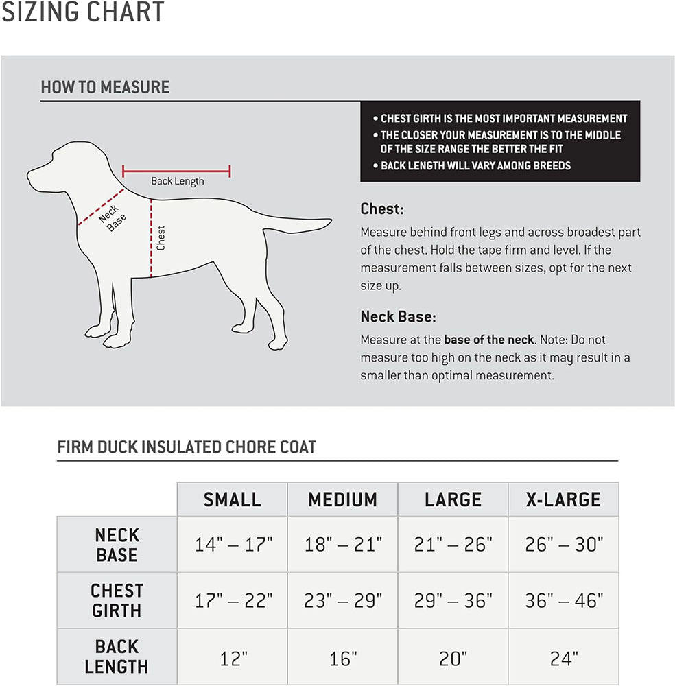 Dog Windproof Firm Duck Insulated Dog Chore Coat Duck Canvas Water Repellent Coat For Dogs