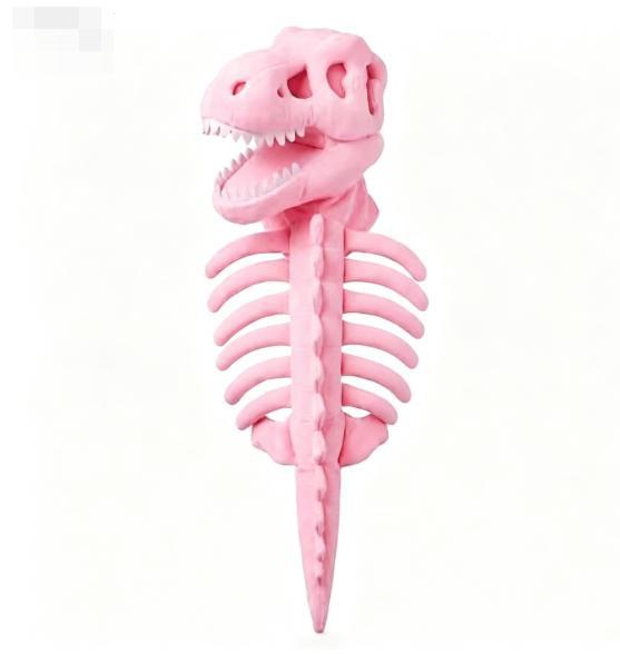 Halloween Glow in Dark Dinosaur Skeleton Pet Costume, Cute Cosplay Outfit Soft Pet Clothing for Small Medium Pets