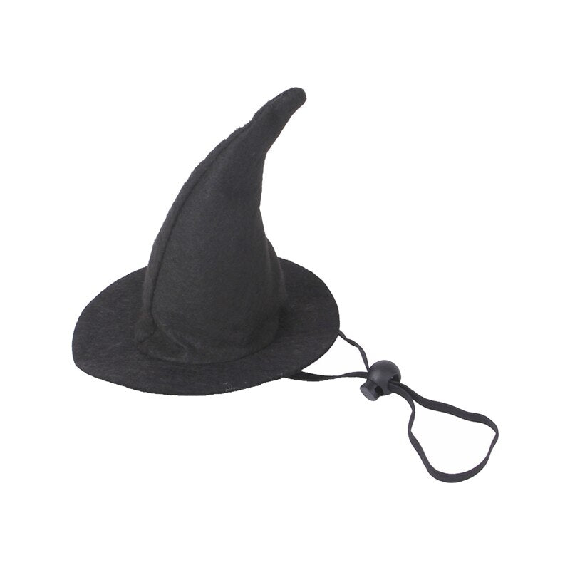 Pet Dog Hats Adjustable Pet Dog Cosplay Witch Hat