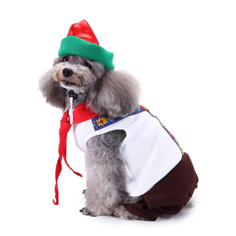 Dog Clothes Halloween Pets Cosplay Cat Dress Up Clothes Dog Jumpsuits Halloween Clothes