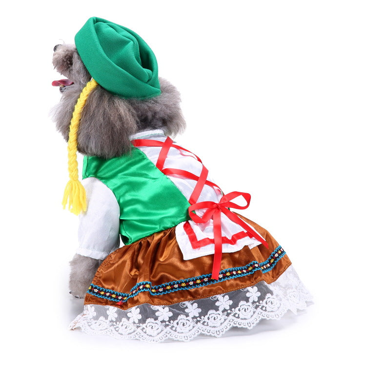 Dog Clothes Halloween Pets Cosplay Cat Dress Up Clothes Dog Jumpsuits Halloween Clothes