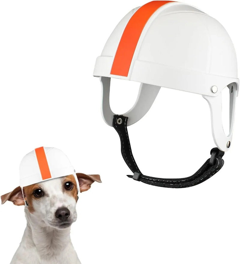 Hard Pet Dog Helmet Safety Pet Helmet with Ear Holes