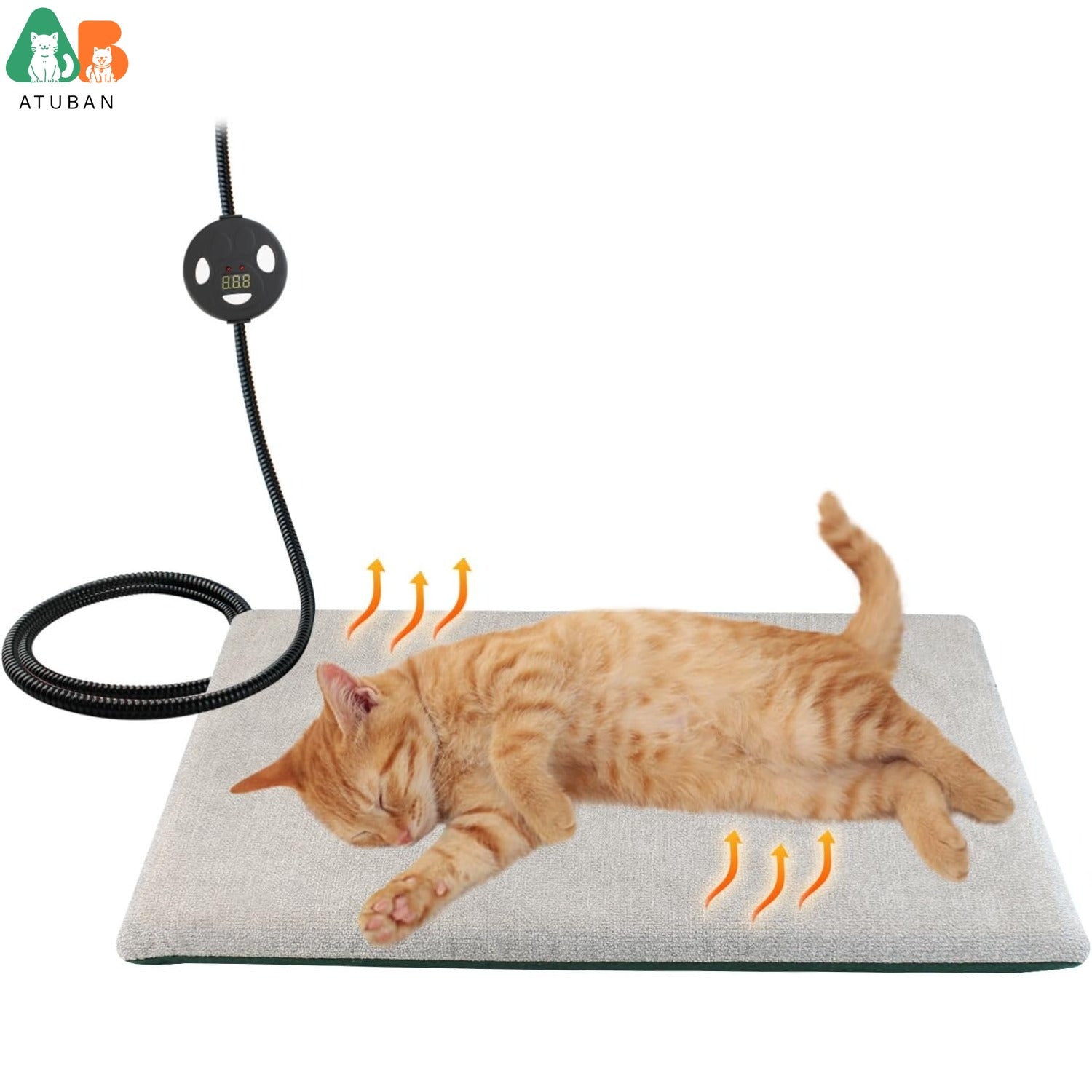 Indoor Outdoor Cat Heating Pad Intelligent Timed Temperature Control Pet Heating Mat