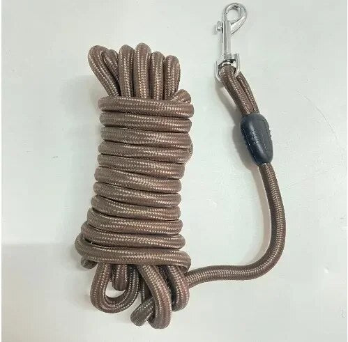 5M/10M/15M Long Rope Training Dog Leash Heavy Duty Nylon Recall Pet Tracking Line
