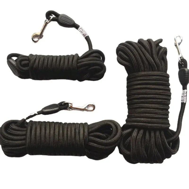 5M/10M/15M Long Rope Training Dog Leash Heavy Duty Nylon Recall Pet Tracking Line
