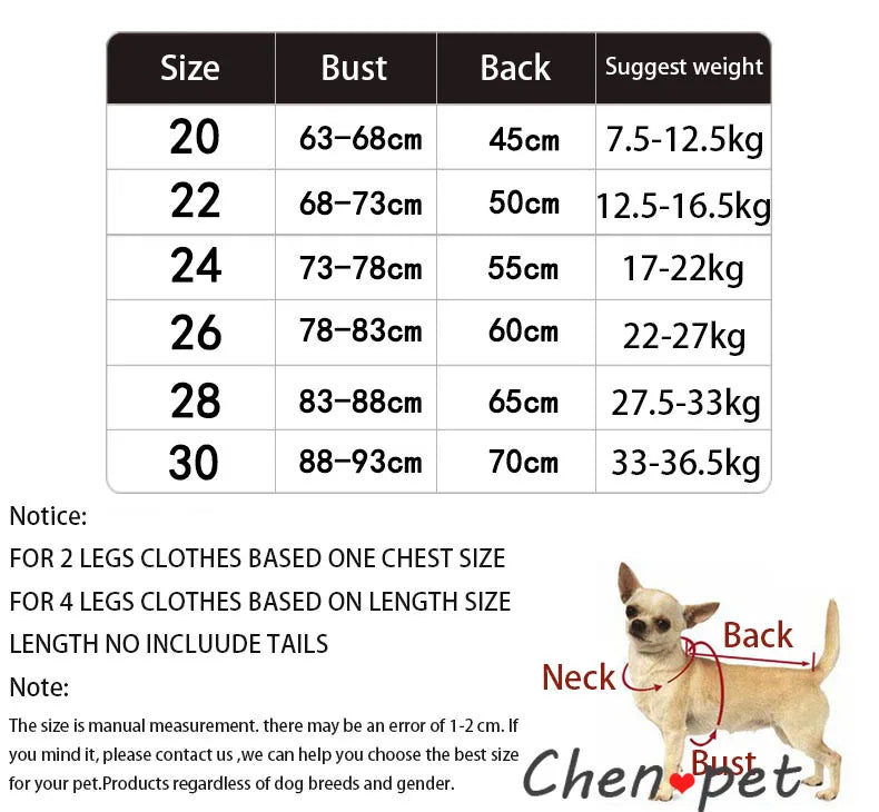 Pet Outfit Hoodie Thick Cotton Padded Clothes Big Dog Coat Jacket