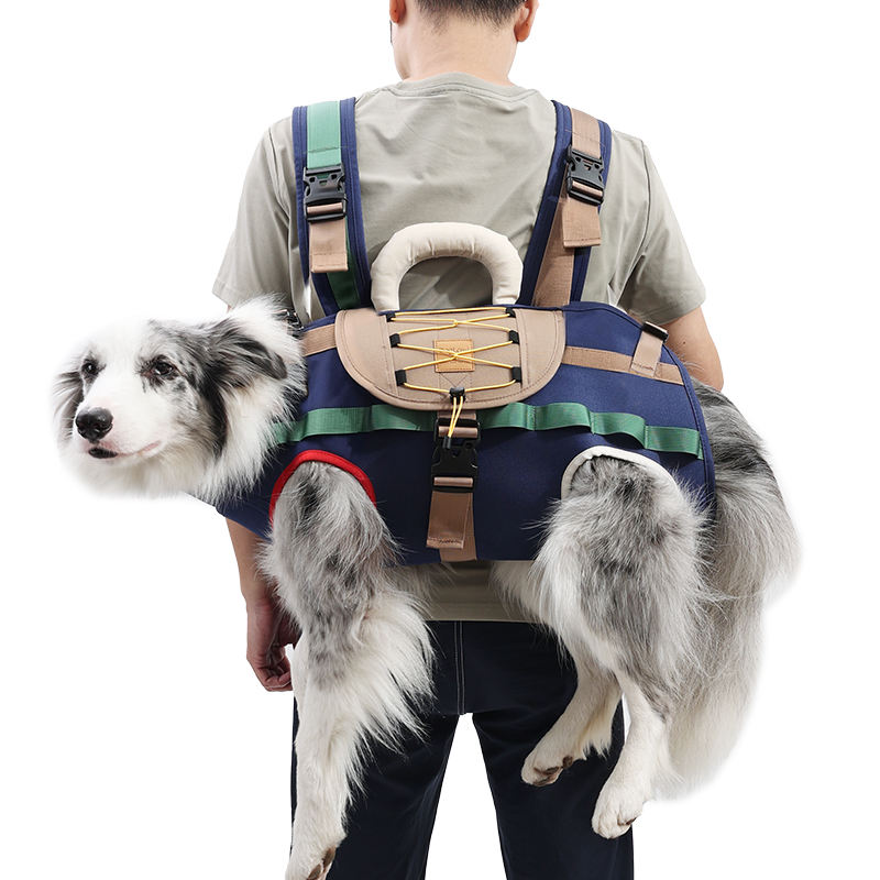 Multifunctional Large Dog Backpack Carrier Heavy Duty Pet Travel Backpack For Outdoor Trips & Hiking