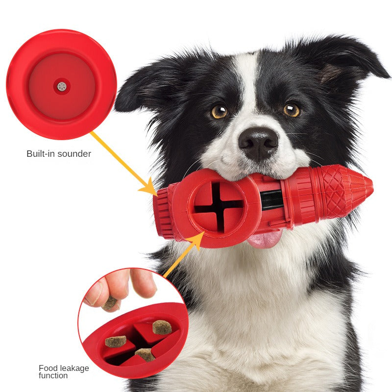 Natural Rubber Grinding Multifunctional Leaking Food Pet Dog Toy