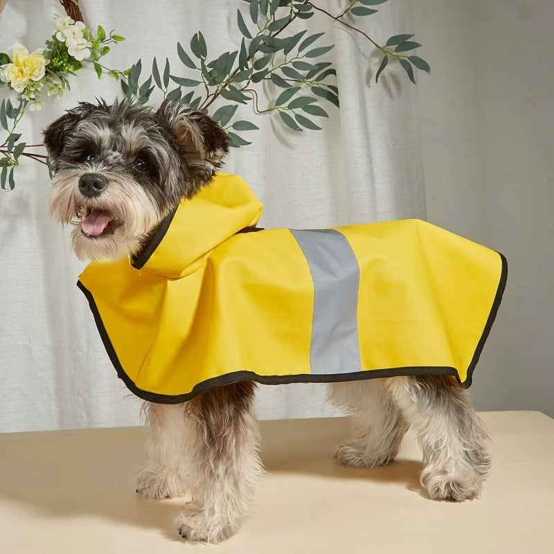 Dogs Raincoat Reflective Outdoor Classic Waterproof Raincoat Jacket