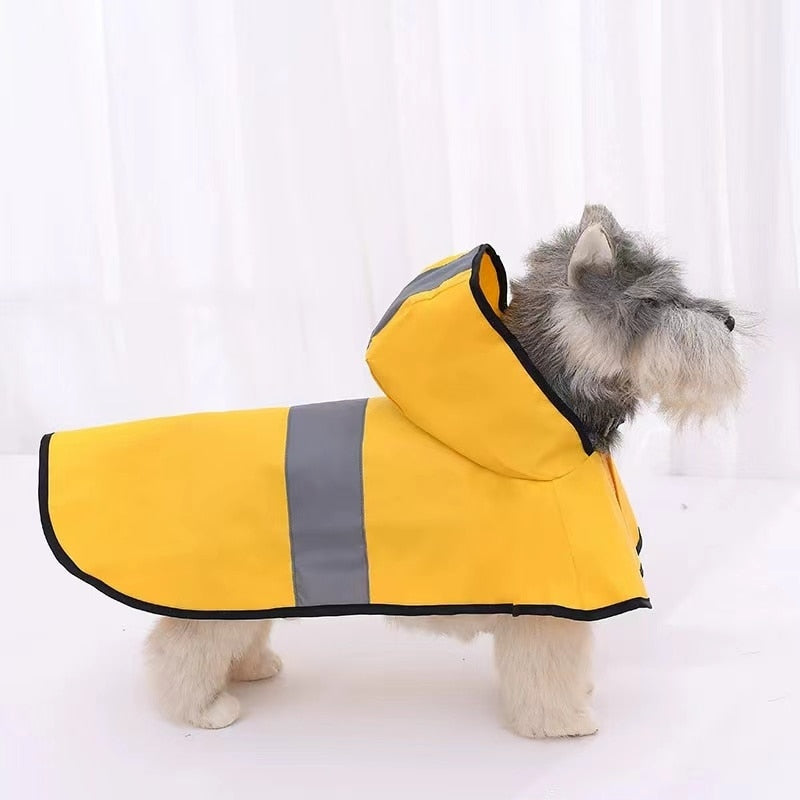 Dogs Raincoat Reflective Outdoor Classic Waterproof Raincoat Jacket