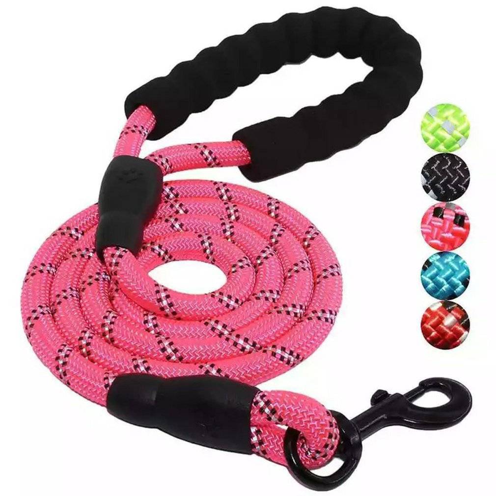 Nylon Reflective Dog Harness Leash For Medium Large Dogs Leads