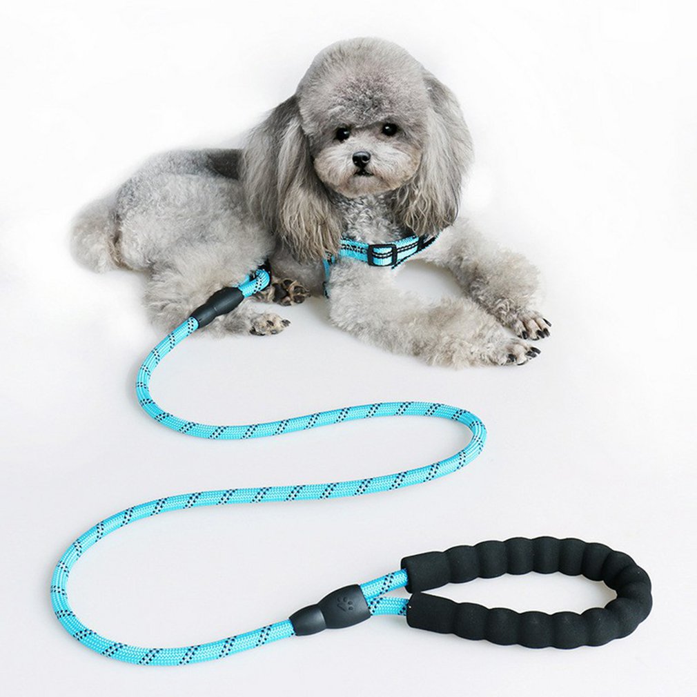 Nylon Reflective Dog Harness Leash For Medium Large Dogs Leads