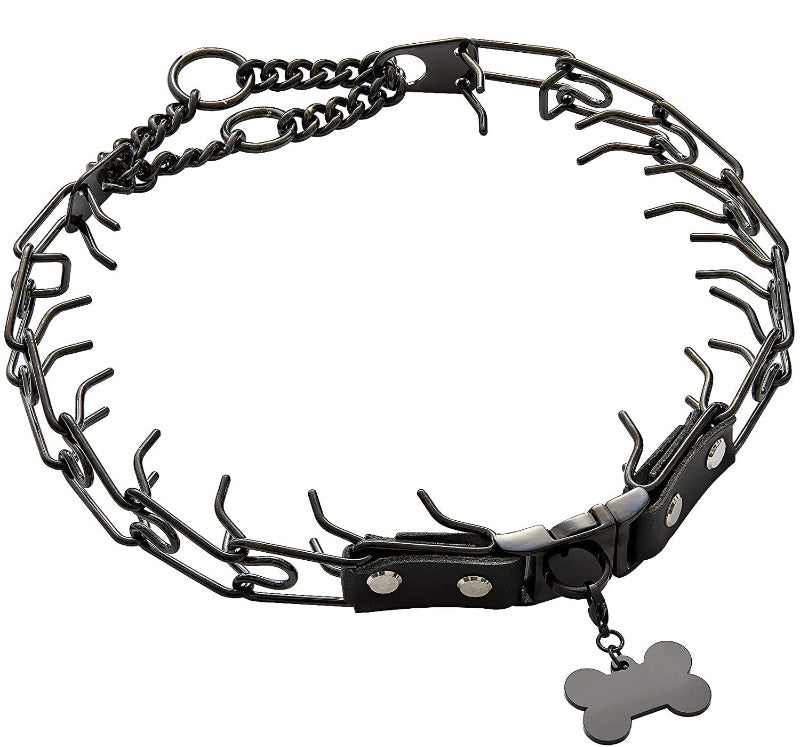 Pet Dog Training Collar Adjustable Length Stimulation Stainless Steel Training Dog Collar