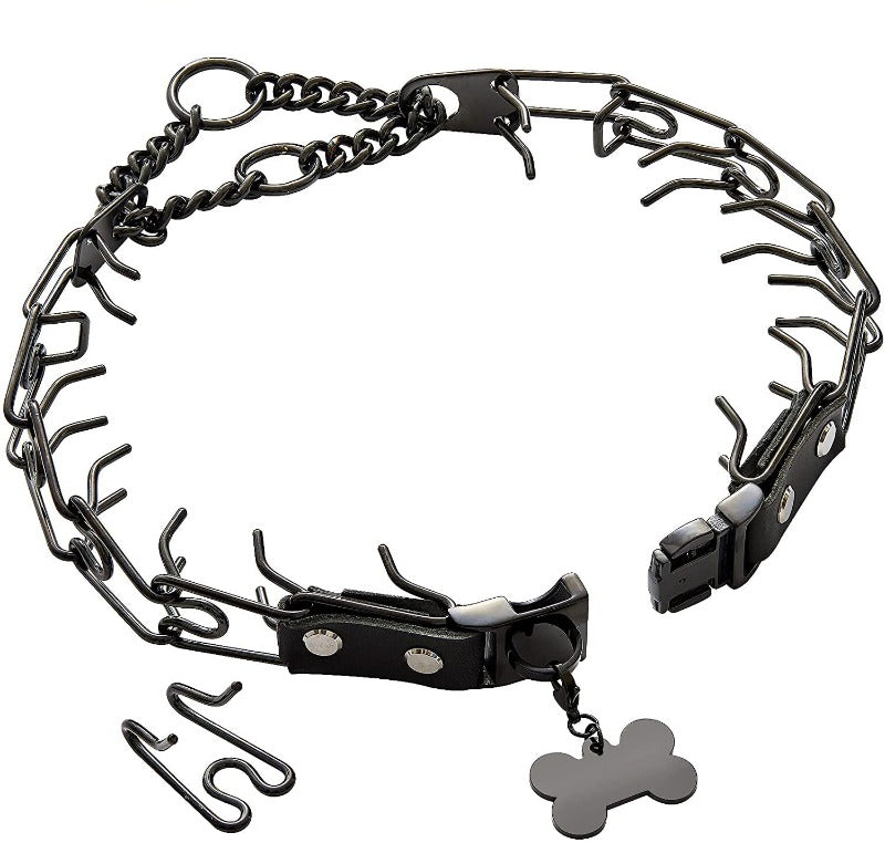 Pet Dog Training Collar Adjustable Length Stimulation Stainless Steel Training Dog Collar