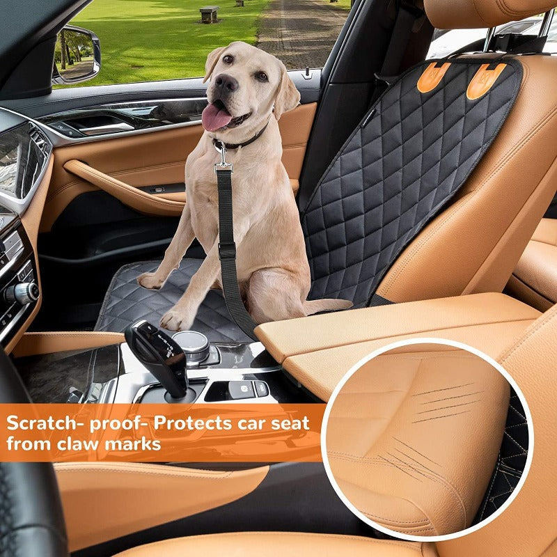 Car Dog Seat Cover Oxford Waterproof Cars Soft Front Seat Cushion