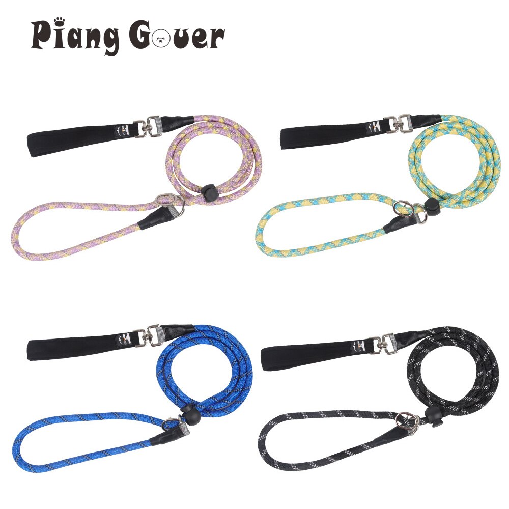 P Rope Dog Leashes One-piece Collar Reflective Pet Leash