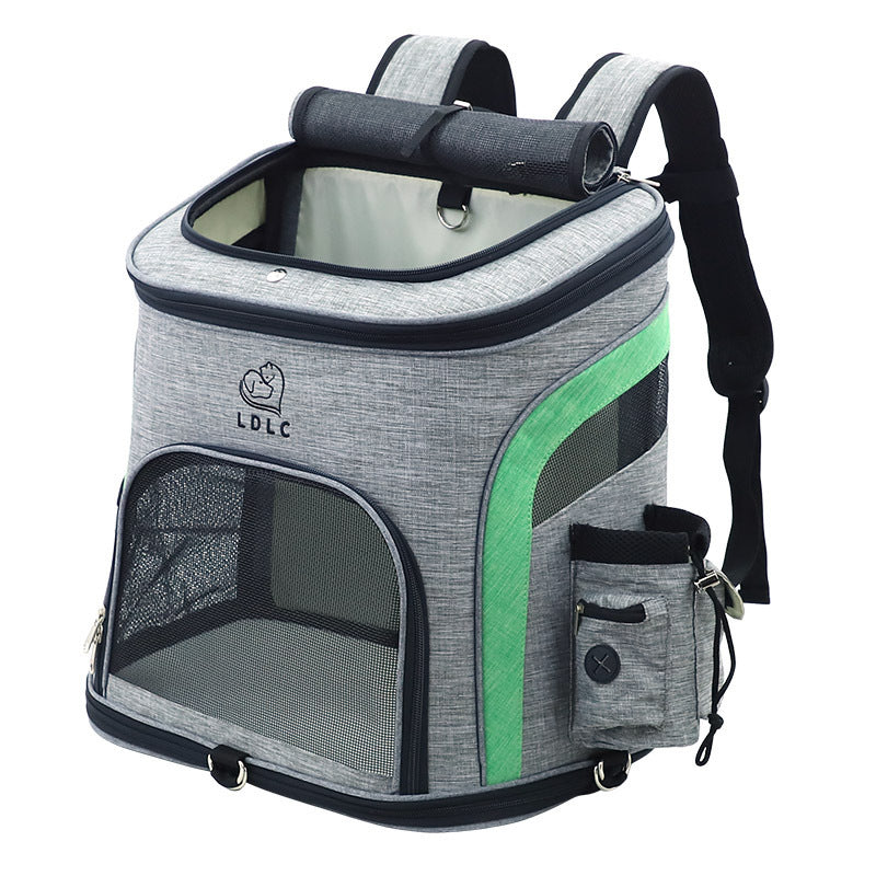 Pet Backpack Cat Backpack Breathable Travel Outdoor Multifunction Backpack Without Fan And Kettle