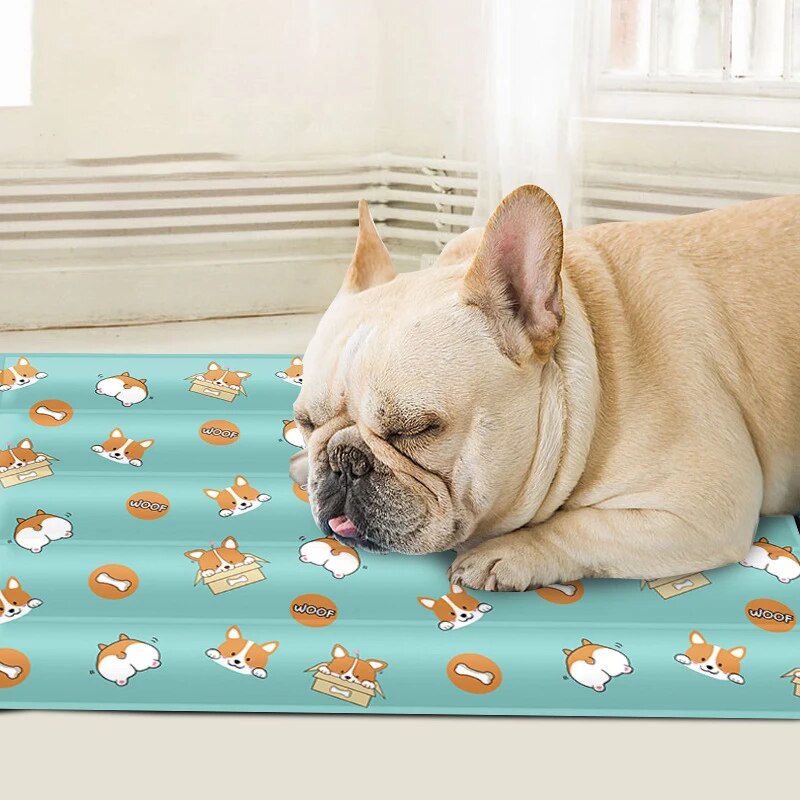 Pet Beds Pet Ice Mat Pet Dog Summer Cool Sleeping Mat