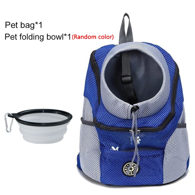 Portable Dog Carrier Bag Double Shoulder Travel Carrier For Dogs Travel Set