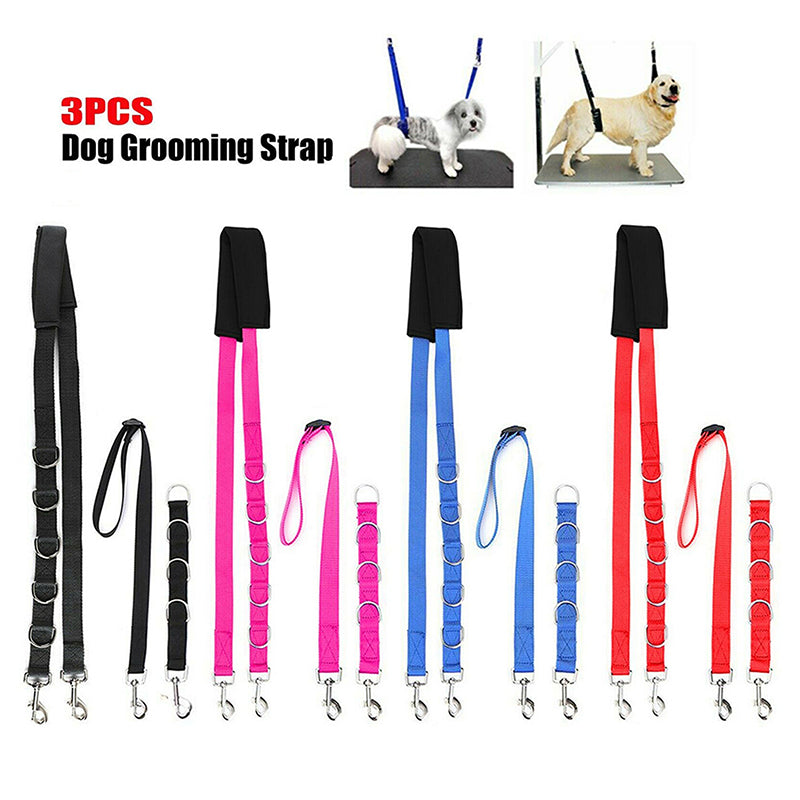 3Pcs Adjustable Pet Dog Grooming Belly Strap
