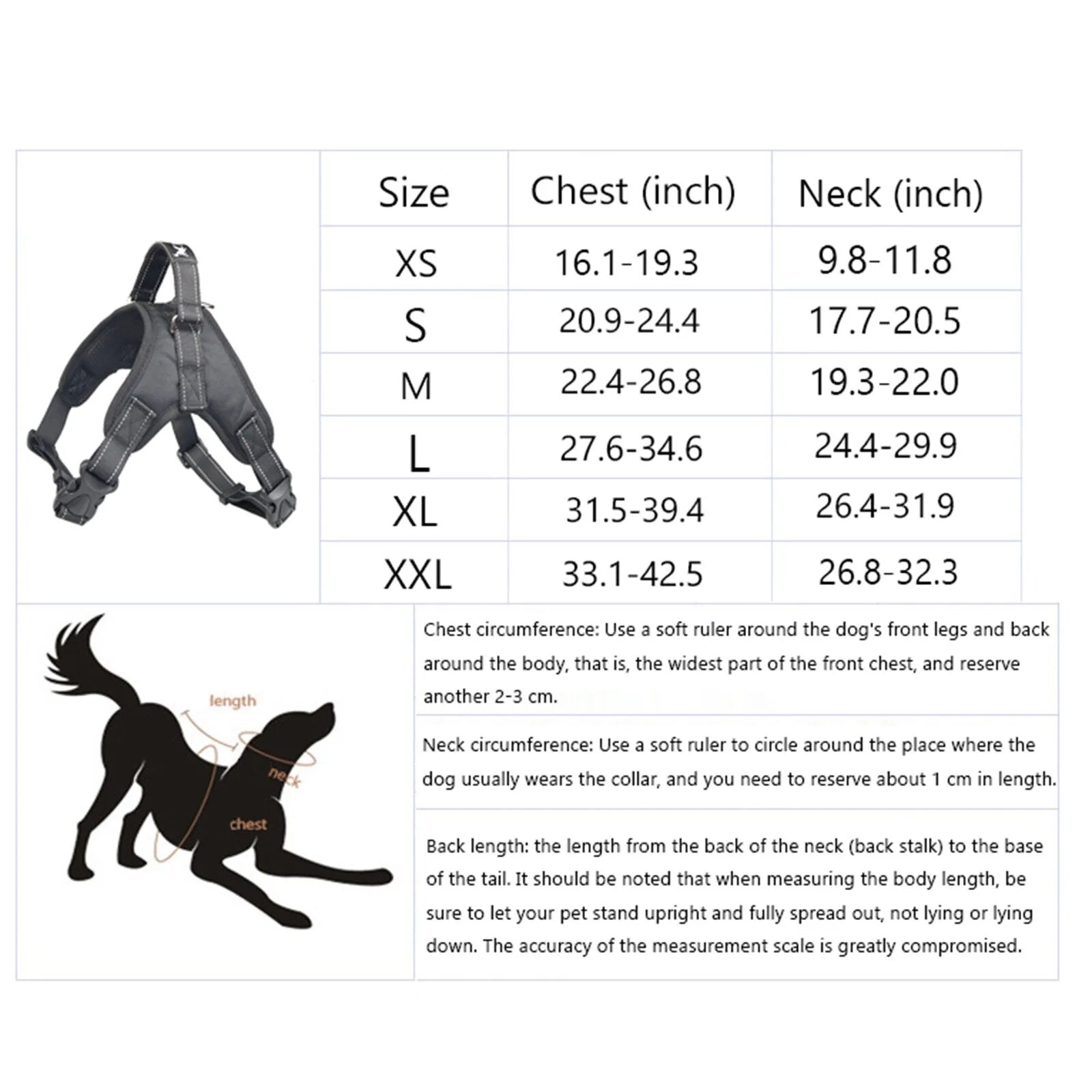 Dog Harness Outdoor Adjustables Pet Vest  For Dogs Walking Training