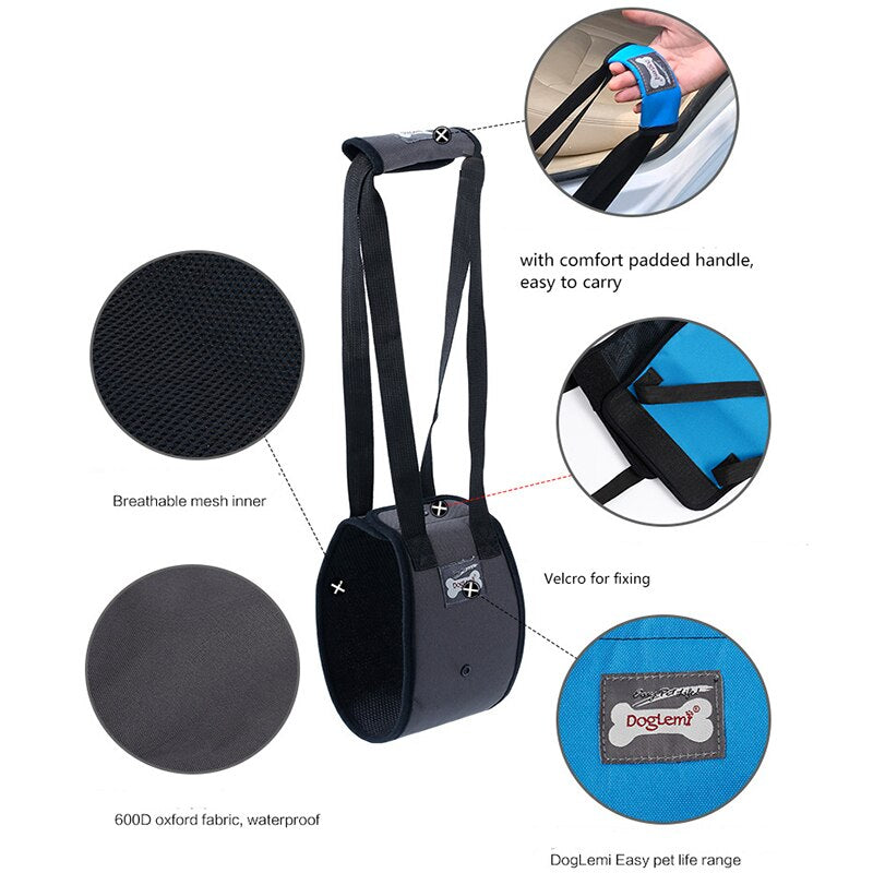Pet Dog Lift Support Harness With Handle