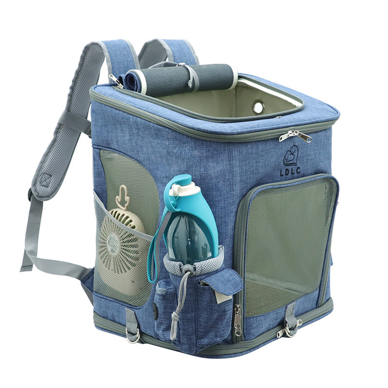 Pet Go Out Backpack Foldable Cat Dog Luggage Travel Bag Detachable Cat Backpacks