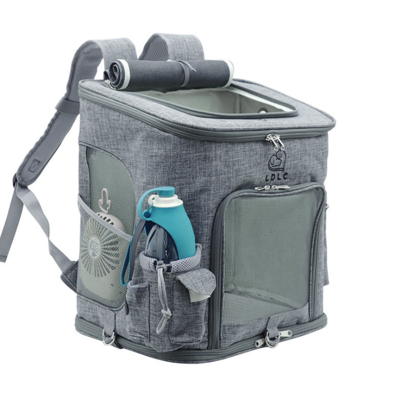 Pet Go Out Backpack Foldable Cat Dog Luggage Travel Bag Detachable Cat Backpacks
