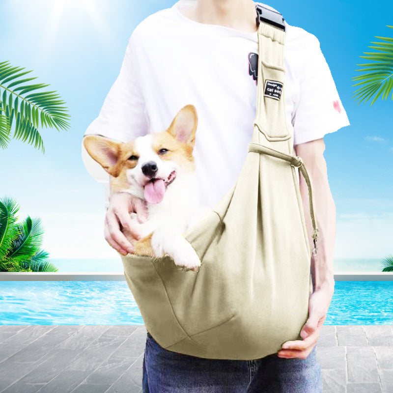 Pet Puppy Carrier Bag Cats Outdoor Travel Dog Cotton Shoulder Crossbody Bag