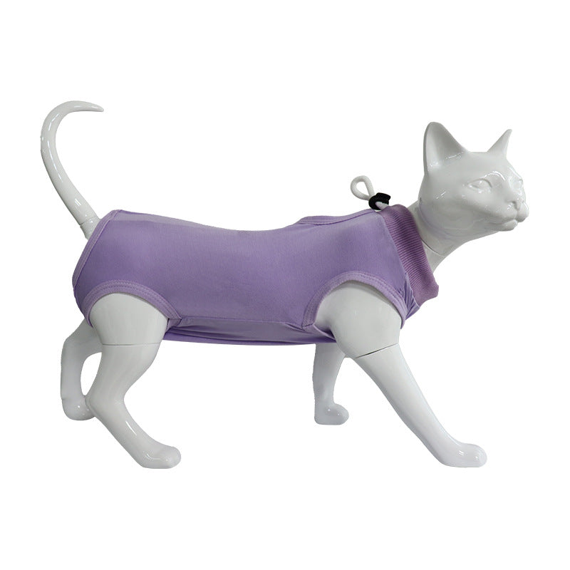 Pet Vest Cat Recovery Suit Jumpsuit Lock After Surgery Wear Vest
