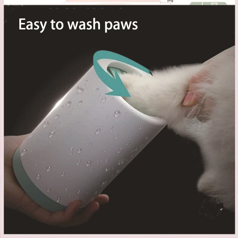 Automatic Pet Silicone Foot Washer Cup