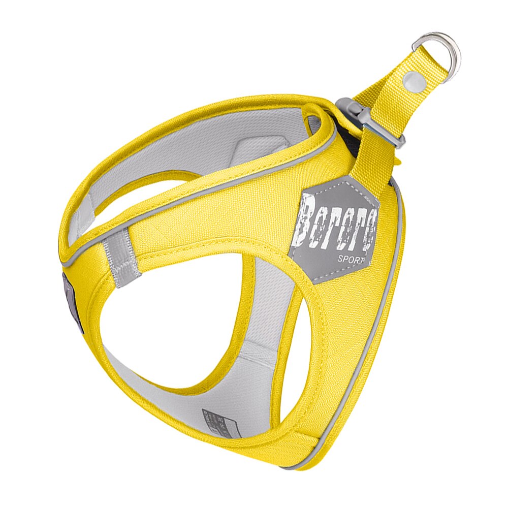 Adjustable Reflective Dog Harness and Leash Set Dogs Macaroon Soft Vest