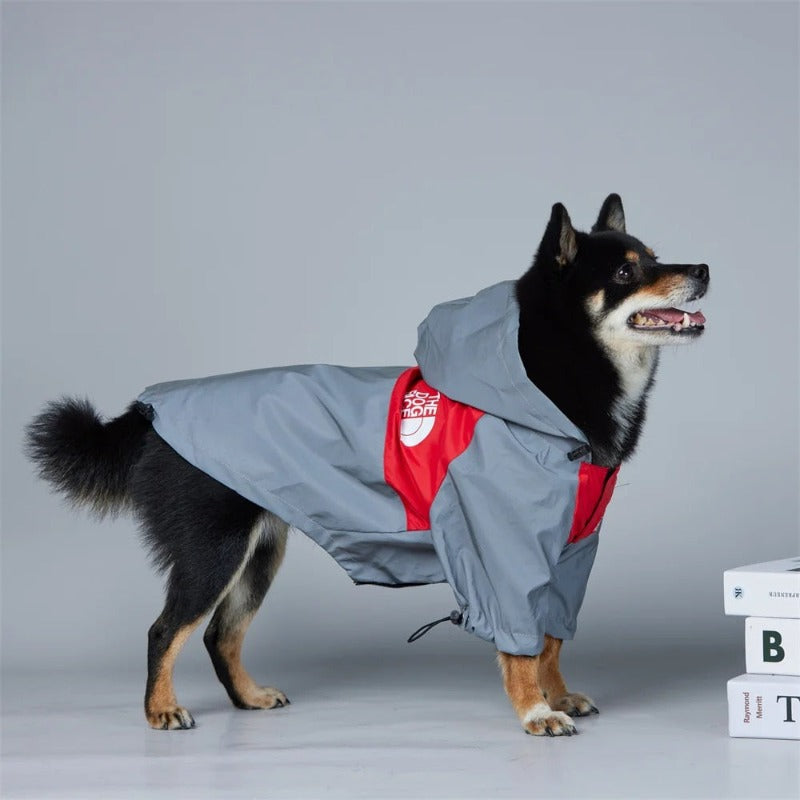 Reflective Dog Clothes Waterproof Coats Windproof Raincoat