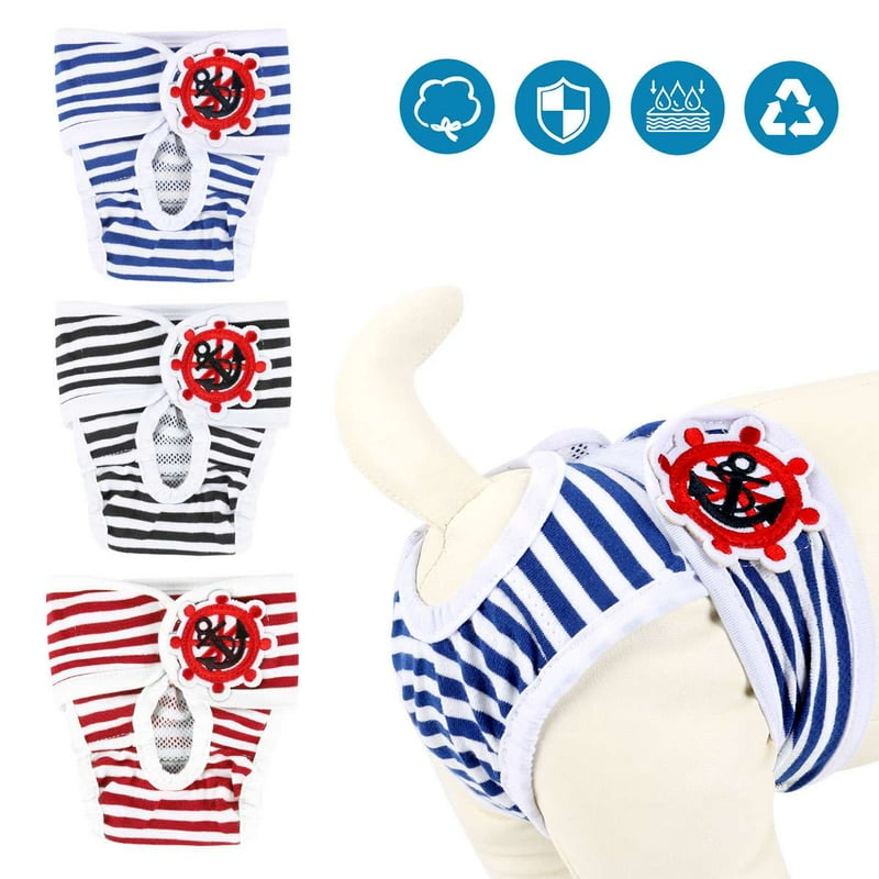 Reusable Dog Diapers Pants Set Dog Physiological Pants Set