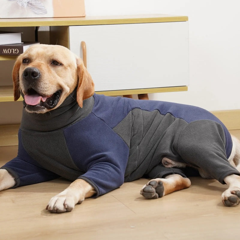 Dog Fleece Jacket Warm Winter Dog Coat Turtleneck Pullover