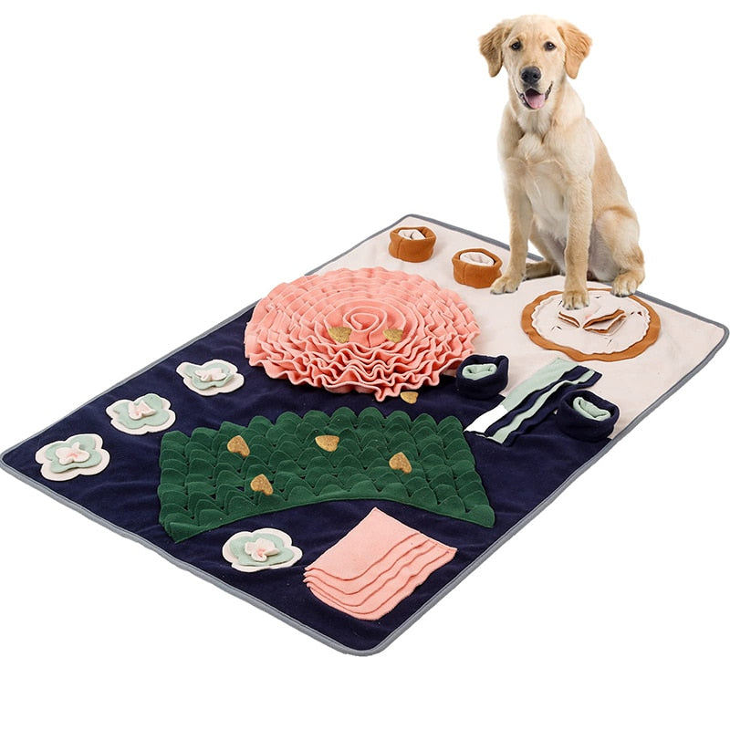 Snuffle Mat for Dogs With Non Slip Bottom Pad Dog Treats Feeding Mat