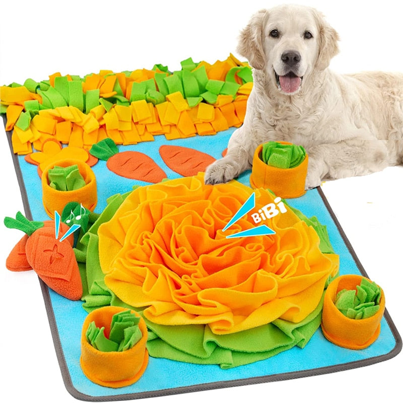 Dog Slow Feeder Mat For Dogs Pet Foraging Mat and Interactive Toys