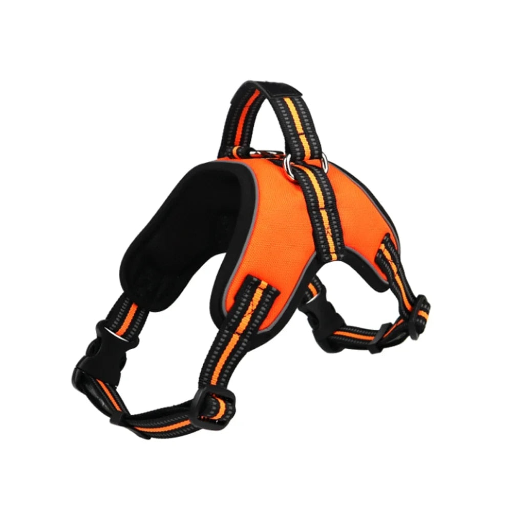 Dogs Harness Leash Set djustable Safety Reflective Pet Vest Harness With Handle Control
