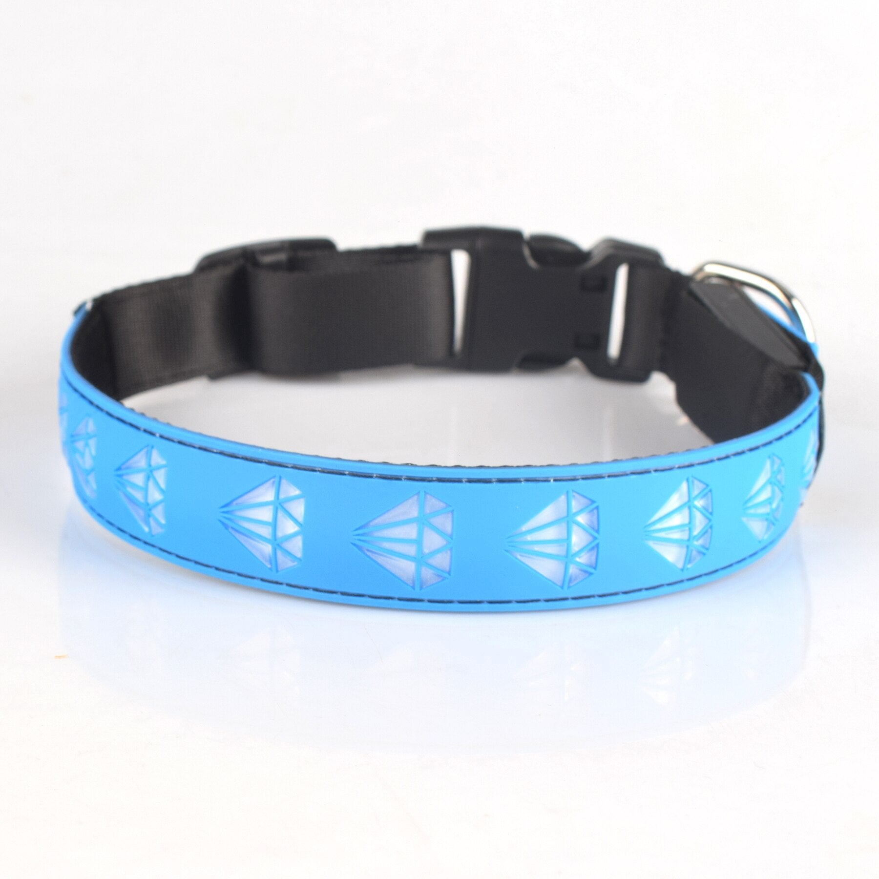 Usb Rechargeable Pet Dog Collars Eco friendly Nylon Adjustable