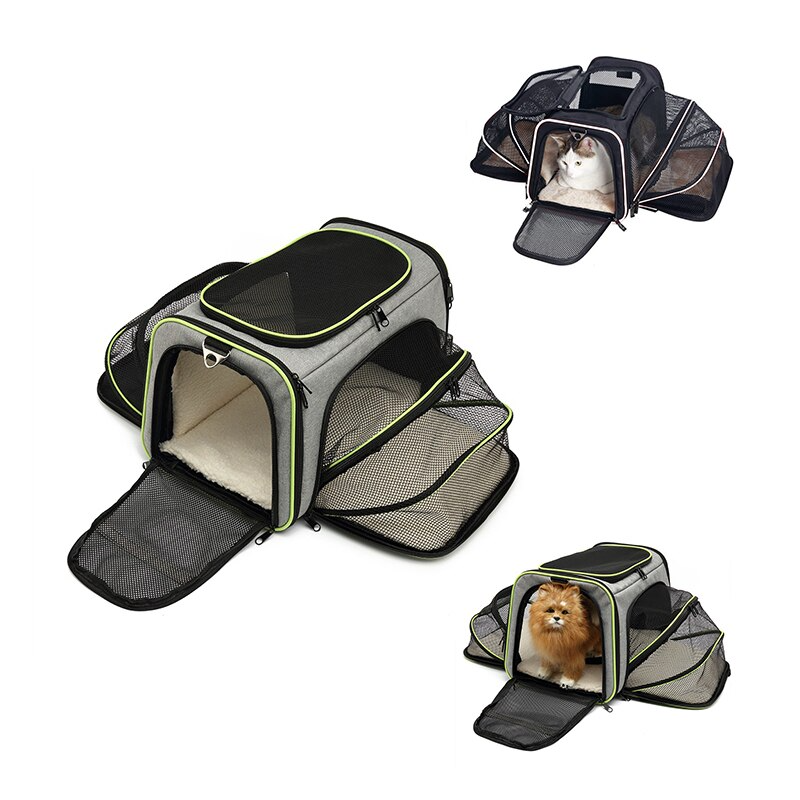 Waterproof Dog Bed Portable Fold Dog Carriers Bag With Zipper For Dog Travel