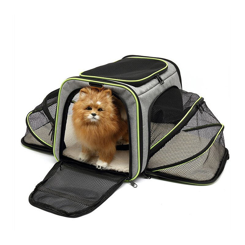 Waterproof Dog Bed Portable Fold Dog Carriers Bag With Zipper For Dog Travel