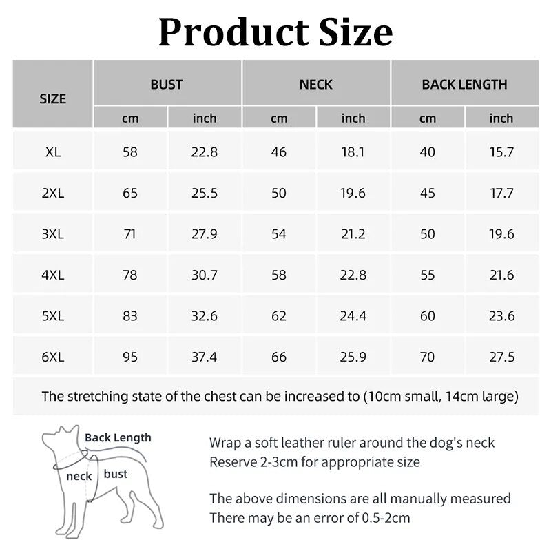 Reflective Dogs Winter Warm Thickening Jacket Windproof Dog Clothes with Harness